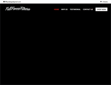 Tablet Screenshot of fullforcefitness.biz